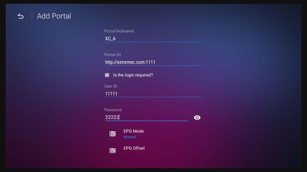 MyTVOnline 2 Connections